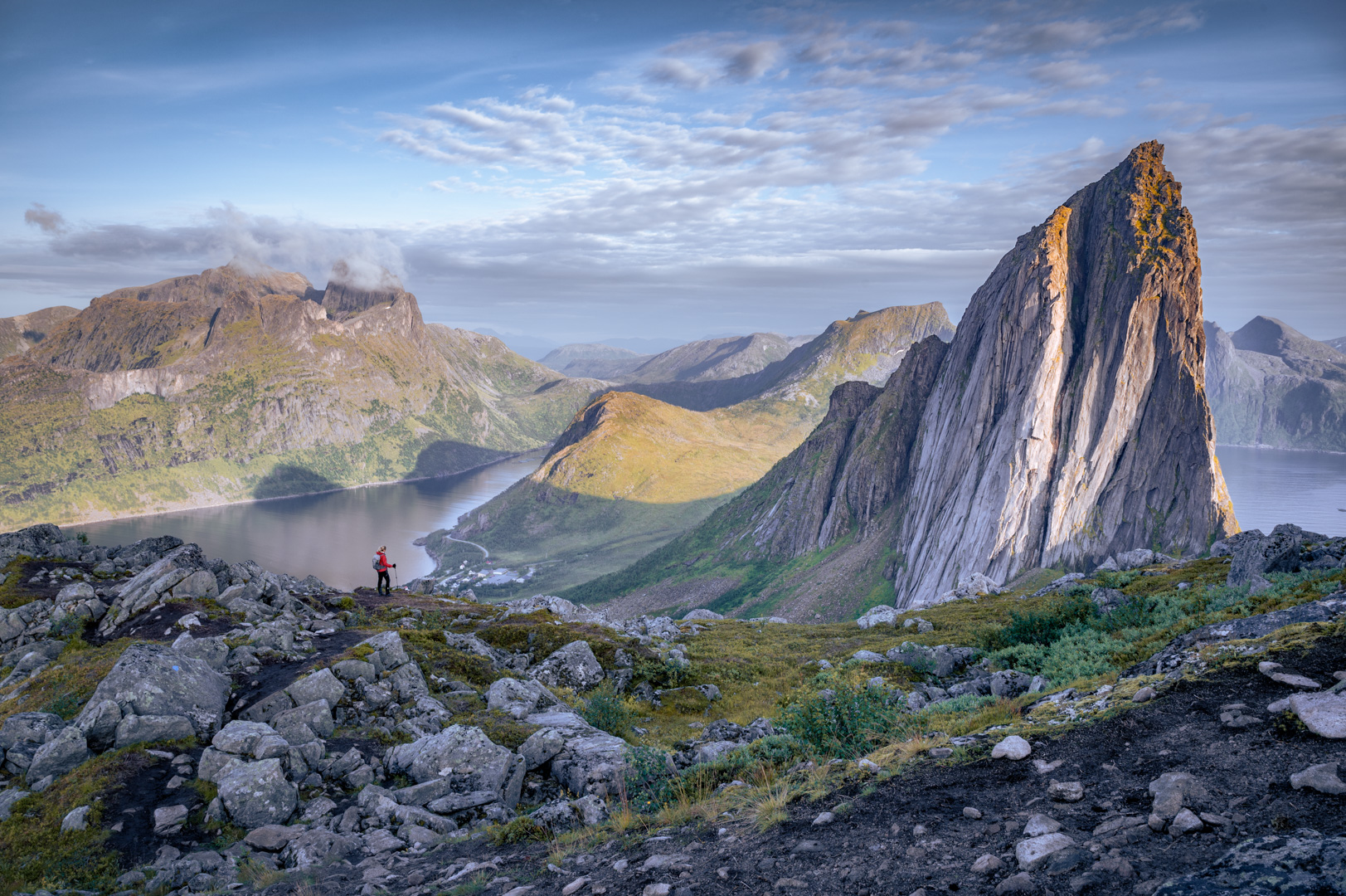 hory, fjord, arktida, Norsko